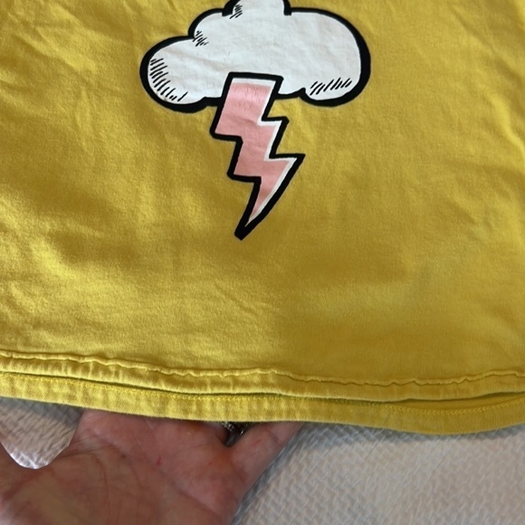 Stem Boxy Lightening Bolt Tee/Crop top - Picture 4 of 4
